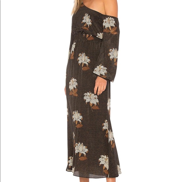 STONE COLD FOX Johnny One-Shoulder Dress In Dries - Picture 6 of 10